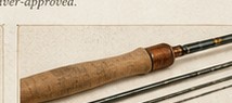 Cork-handled fly rod and rod sections